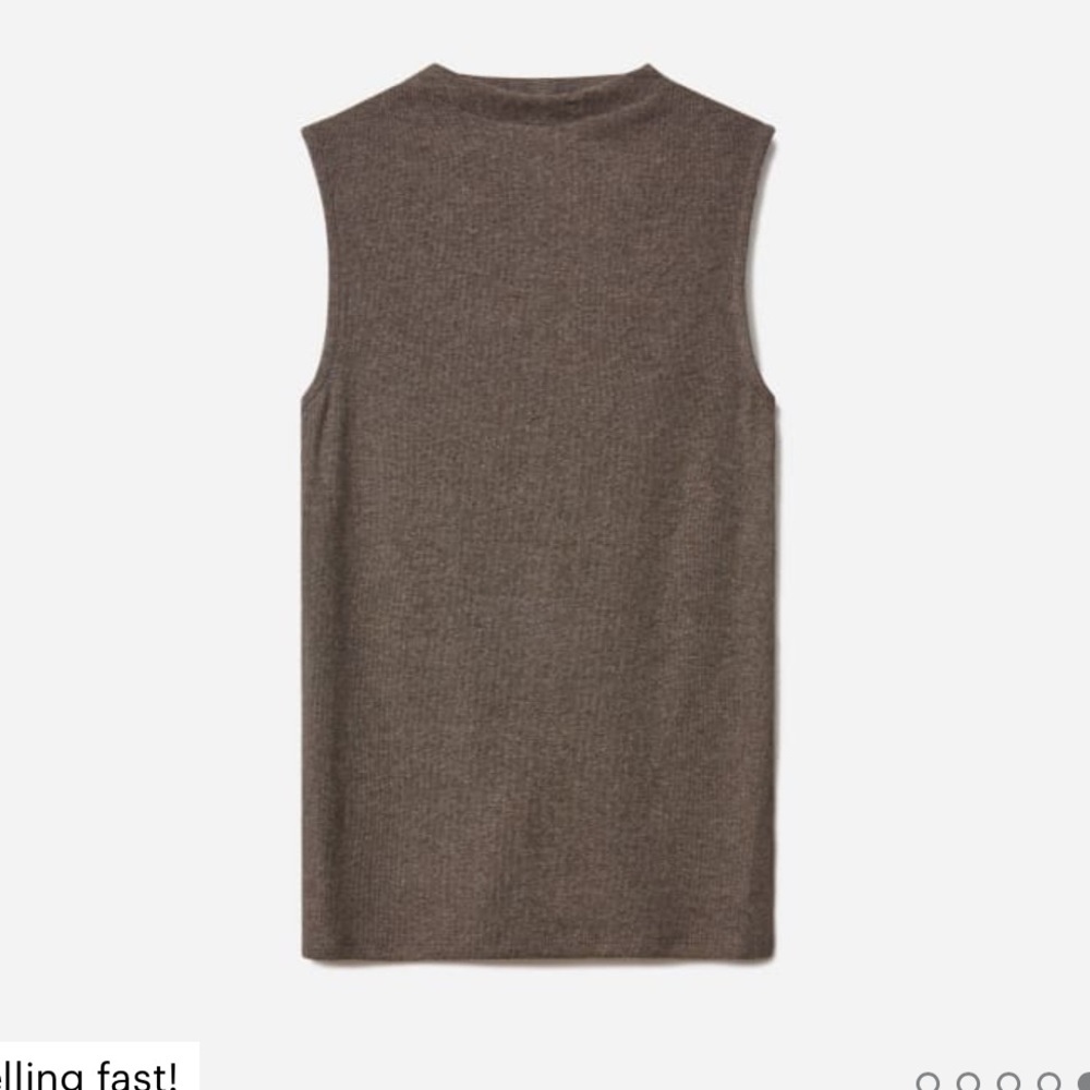 The Pima Micro-Rib Funnel-Neck Tank